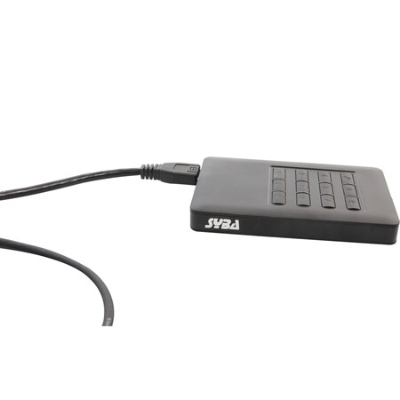Syba 2.5 In Usb 3.0 External Enclosure For Sata6G Hdd/Ssd, w/ Encryption, SY-ENC25043